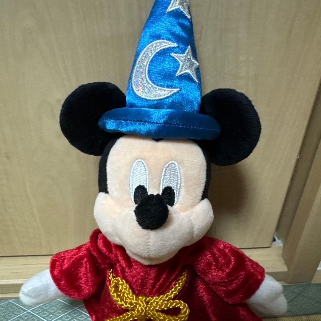 【弟子くんセット】ディズニー ファンタジア ミッキー ぬいぐるみ スパンコール