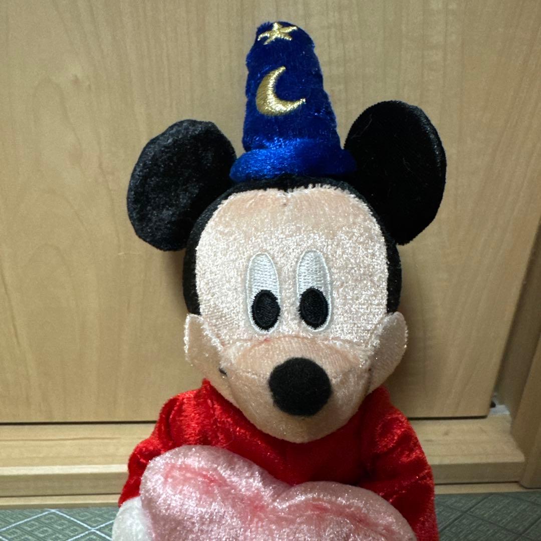 【弟子くんセット】ディズニー ファンタジア ミッキー ぬいぐるみ スパンコール