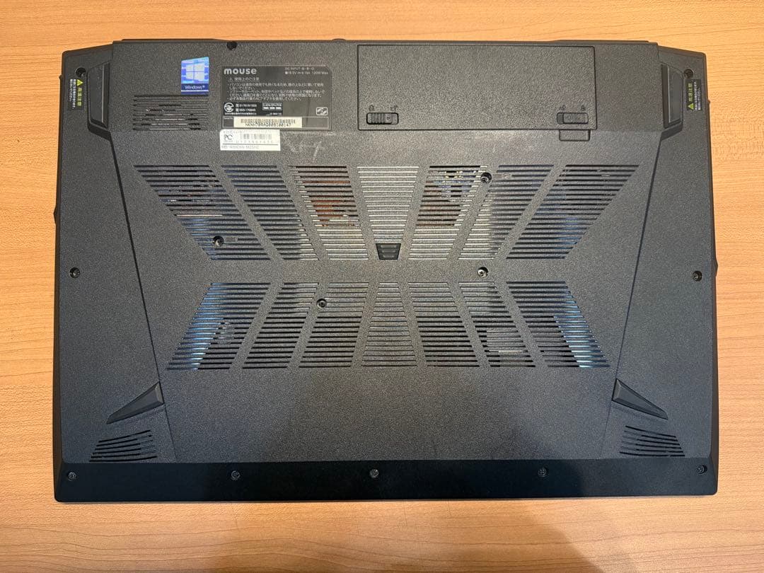 mouse ゲーミングノートPC i7-9750H 17.3インチ ブラック