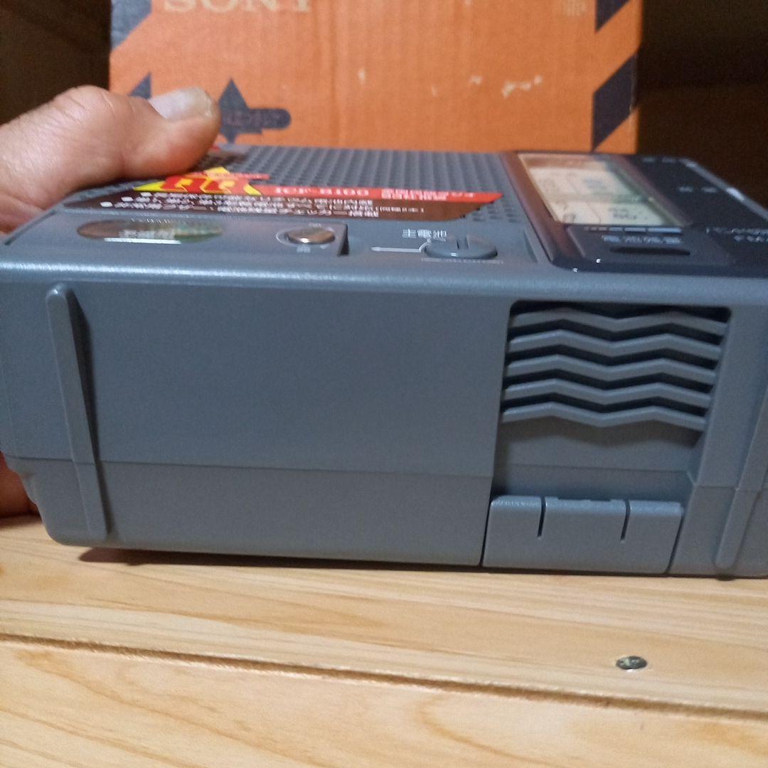 美品　防災ラジオ　SONY　ICF-B100　AM/ワイドFM