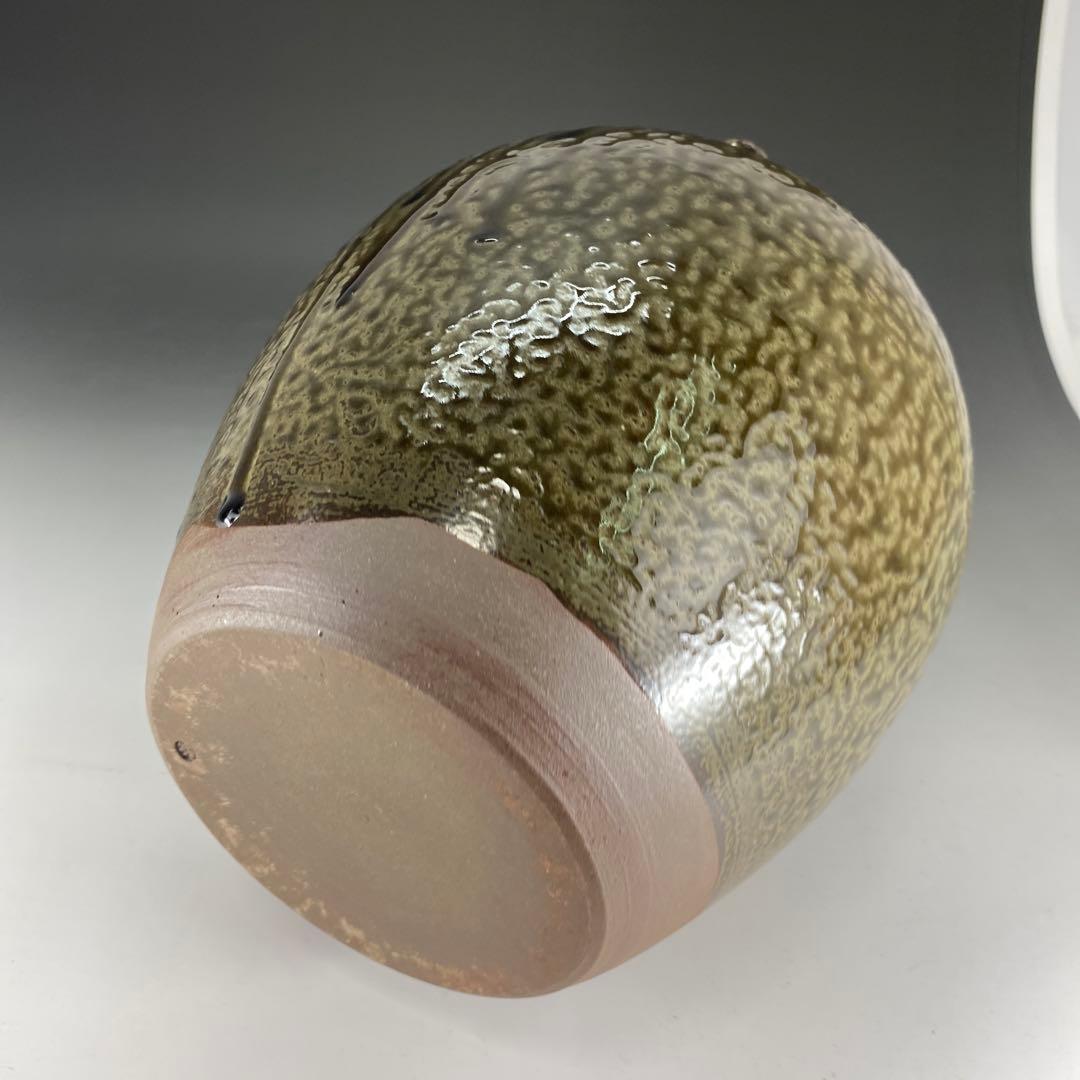 【茶道具】尾中窯　信水　茶壺（共箱）