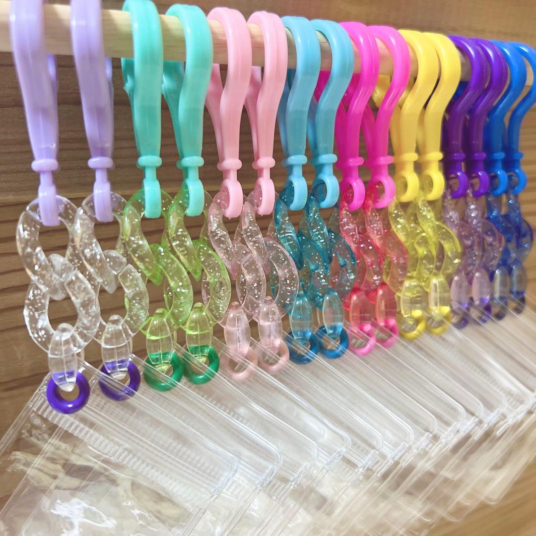 NO.147B 48個セット キャンディバッグキーホルダー ラメ