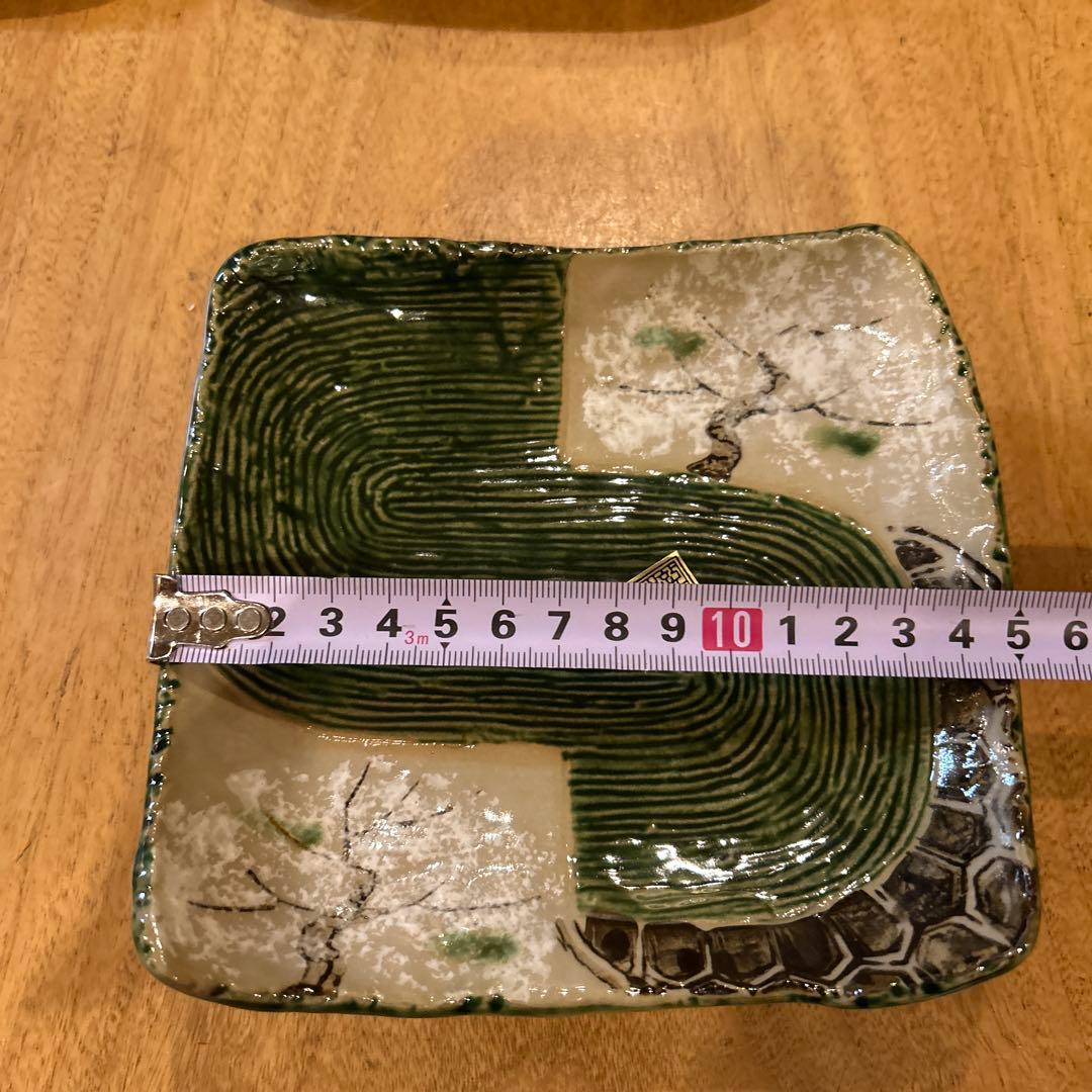 花風流　龍峰　織部桜　銘々皿揃