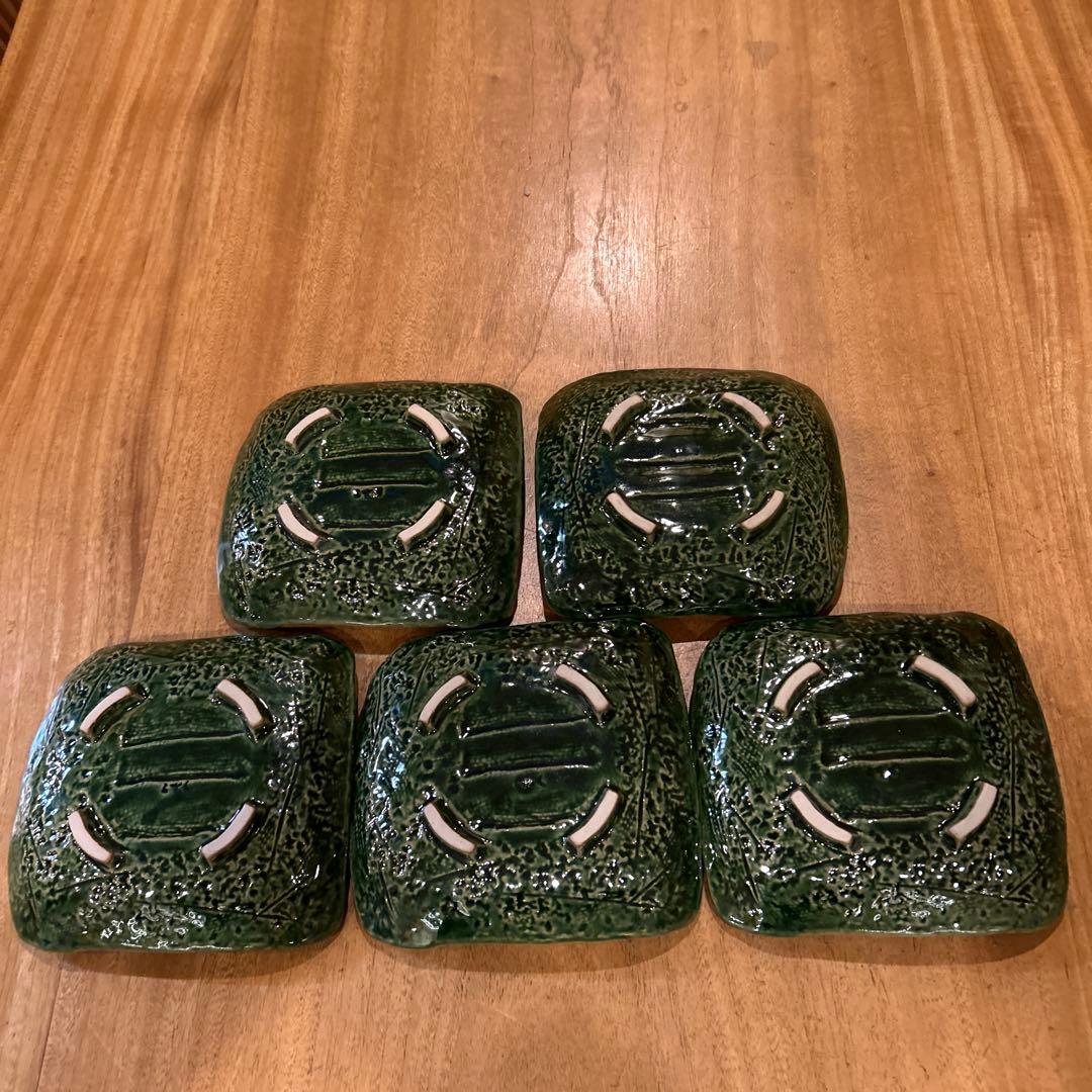 花風流　龍峰　織部桜　銘々皿揃