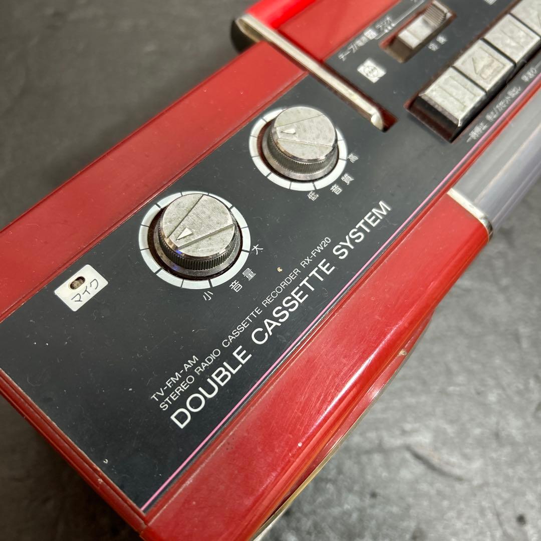 National ナショナル RX-FW20 ダブルカセットシステム ラジカセ