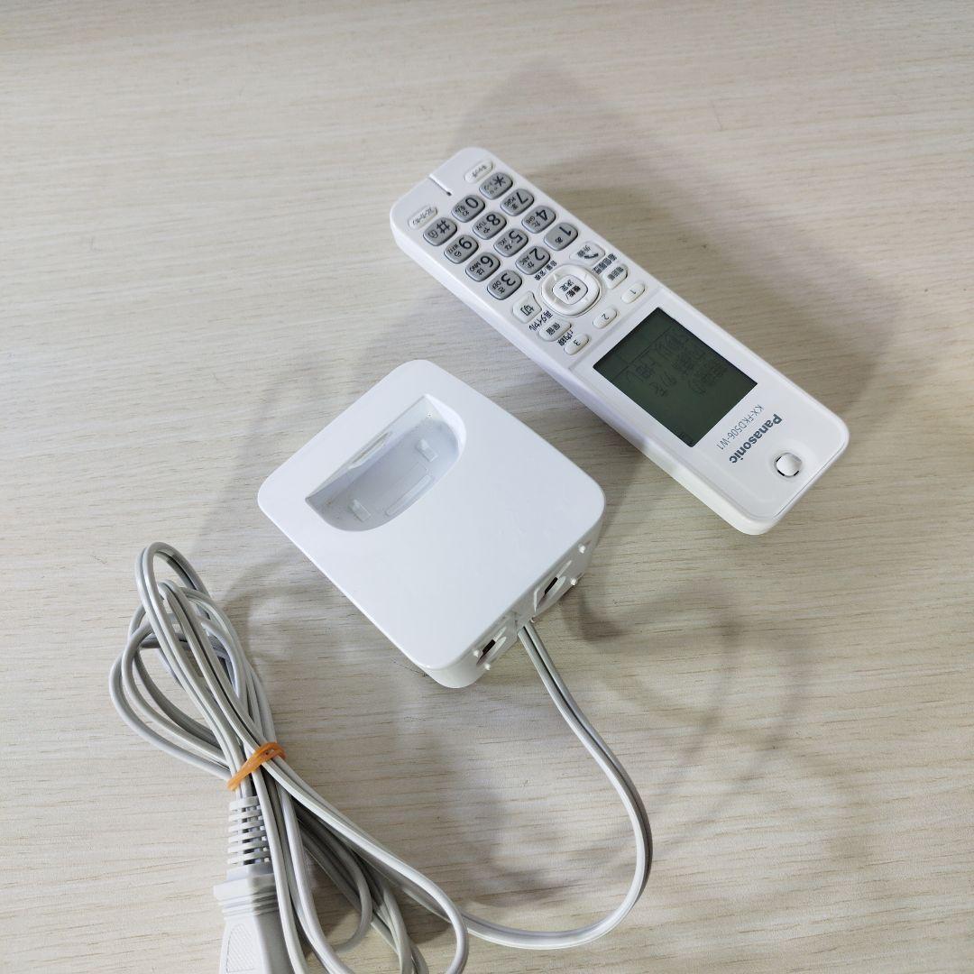 PanasonicパナソニックFAXファックス電話子機KX-FKD506-W1❸