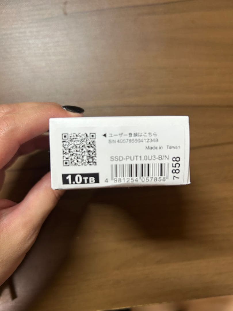 外付けハードディスク・ドライブ BUFFALO SSD-PUT1.0U3-B/N 1.0TB