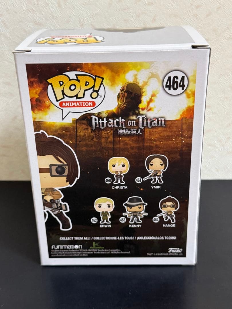 朴璐美　直筆サイン入りfunko pop 進撃の巨人　ハンジ