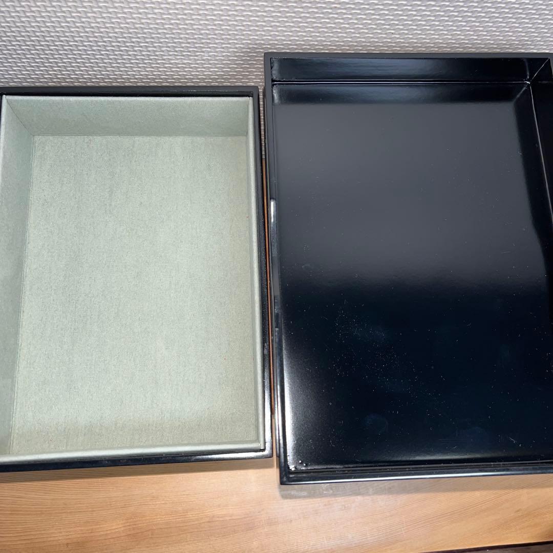 ⭕️端渓硯　彫刻入り長方研　41mmと分厚い作品　石紋綺麗