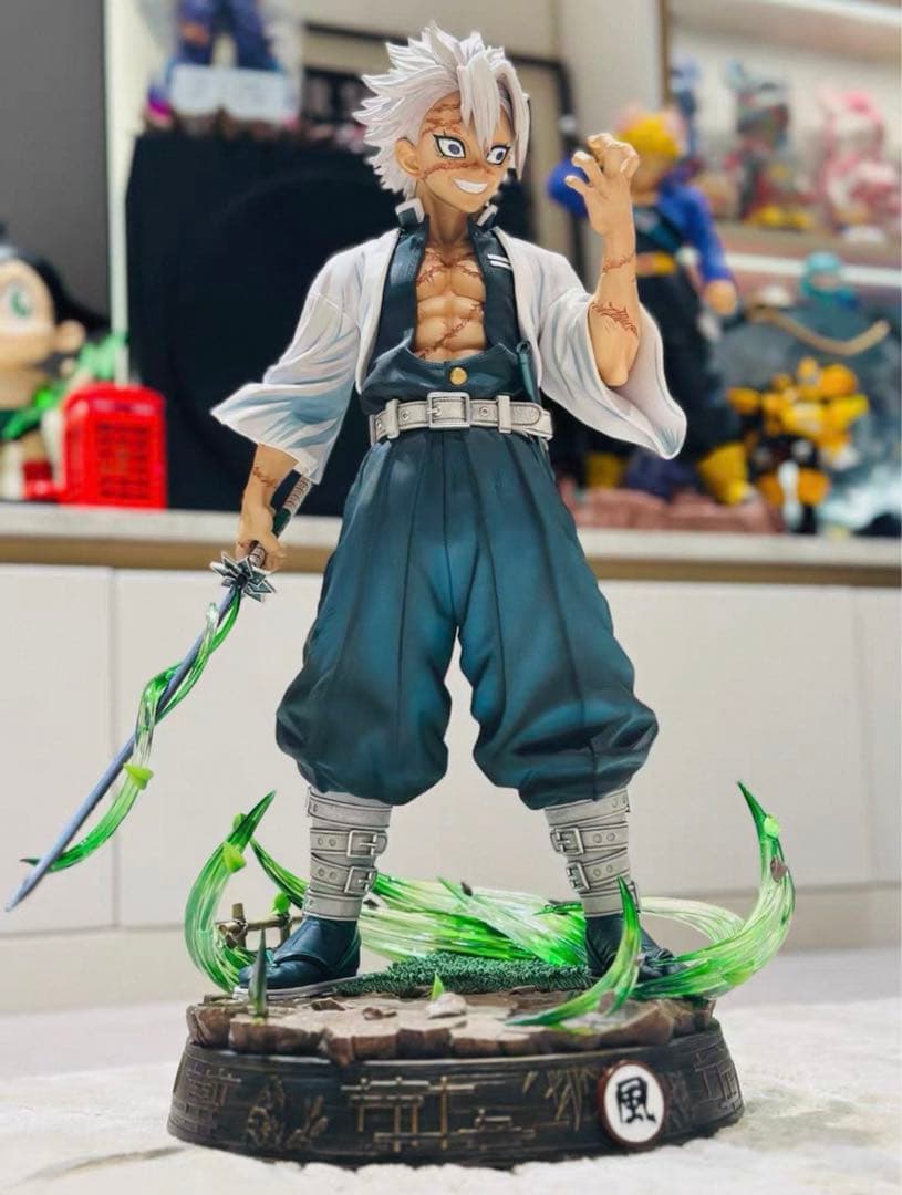 鬼滅の刃 風柱 不死川 実弥 1／6スケール フィギュア ガレージキット