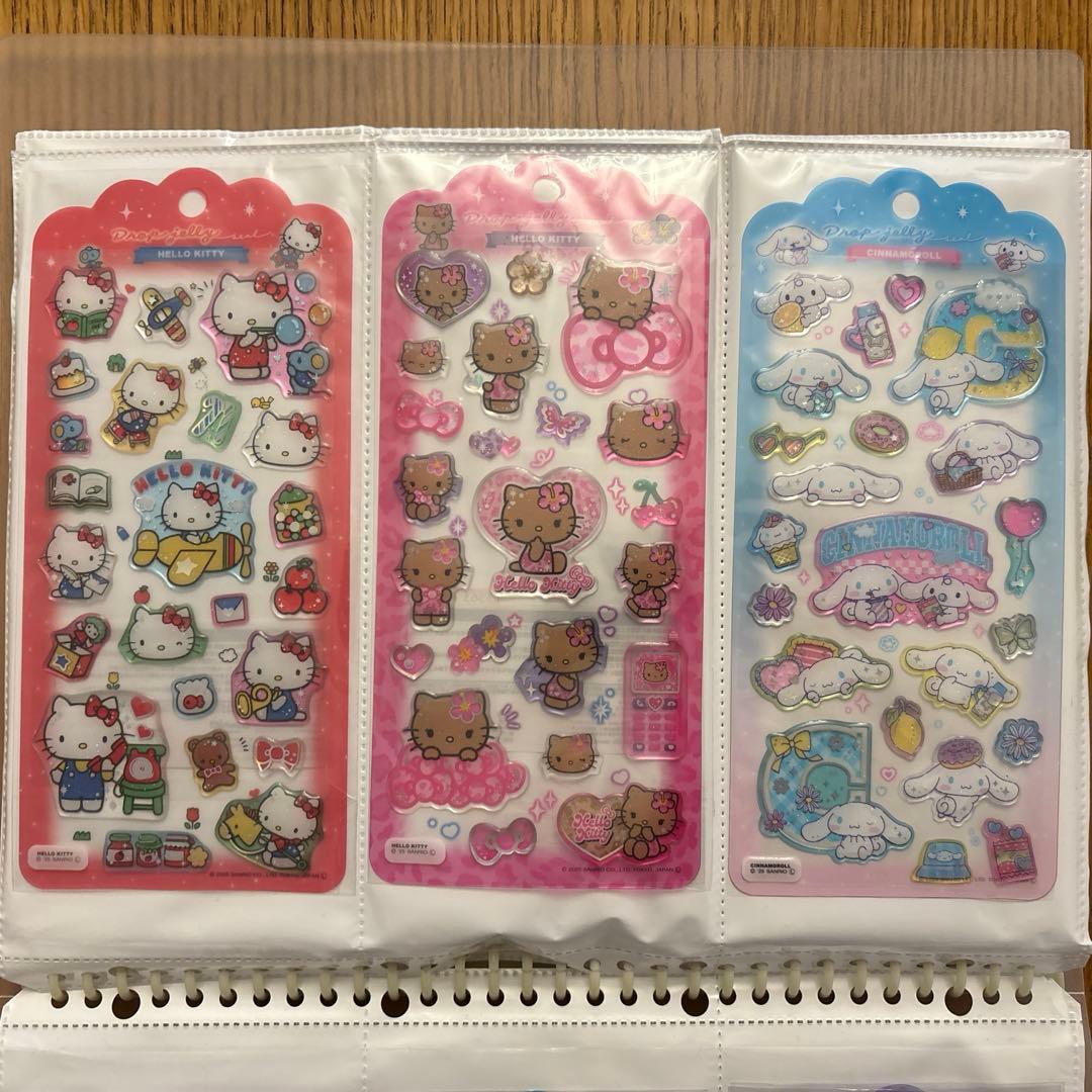 ボンボンドロップシール　うるちゅる　プチドロップ　シール帳　完成品　全52枚