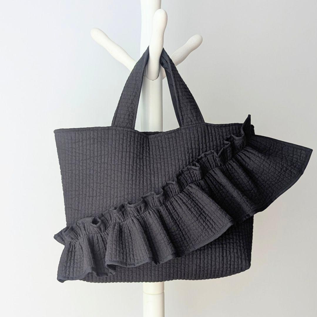 ari ヌビバッグ フリル ヌビトートバッグ マザーズバッグ A4