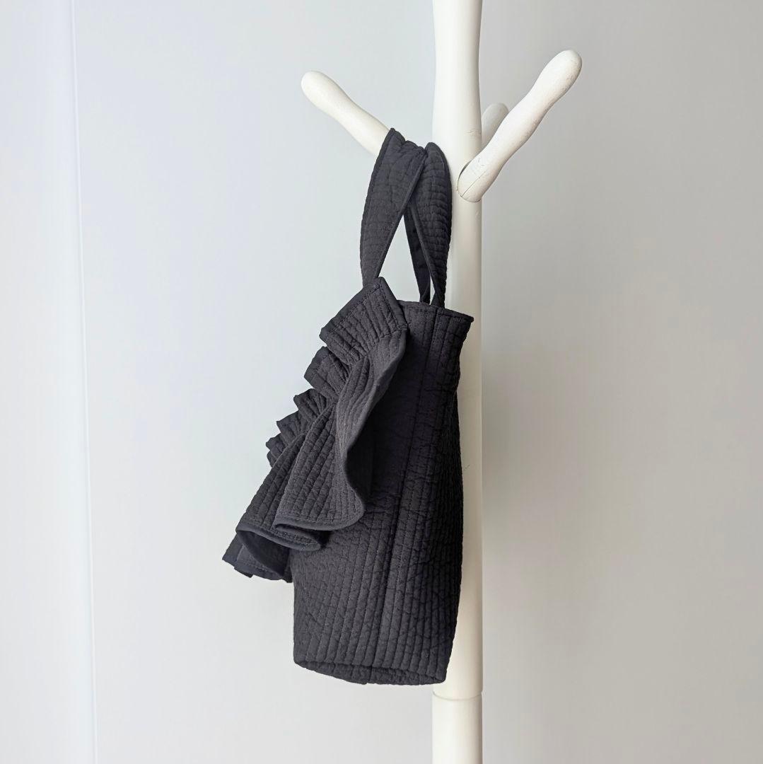 ari ヌビバッグ フリル ヌビトートバッグ マザーズバッグ A4