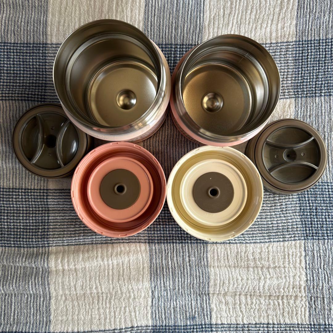 アフターヌーンティーリビング＆サーモス　スープジャー２個セット　お弁当