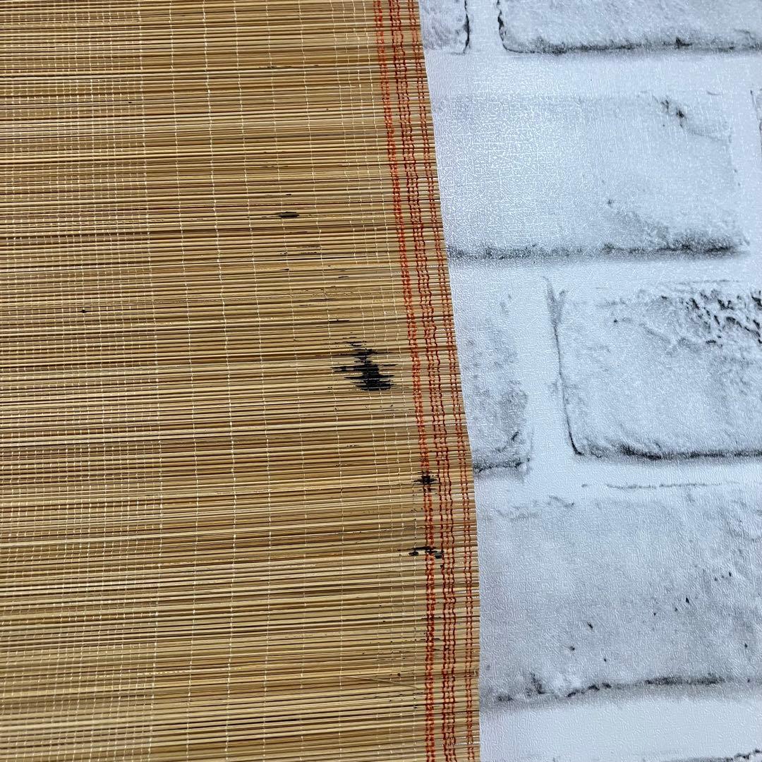 【希少】パンダ 竹簾 掛け軸 竹林 熊猫戯竹 縁起物 中華美術 壁掛け 簾