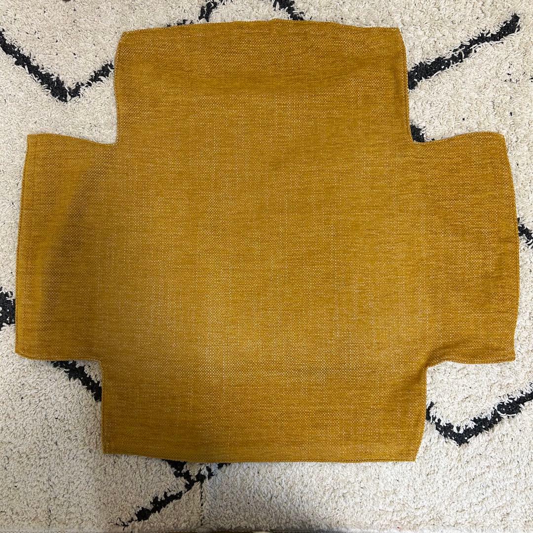 ケユカ　①ヨナスショートアームチェア ダイニングチェア　専用カバー付　現行品