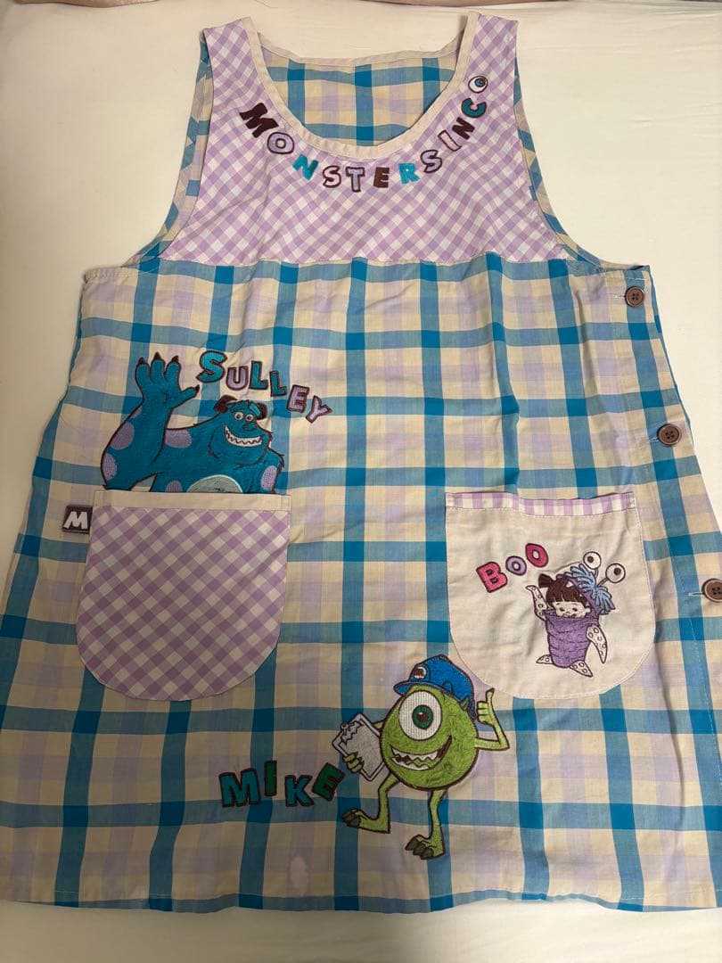 保育士 キャラクターエプロン8枚 まとめ売り バラ売り可