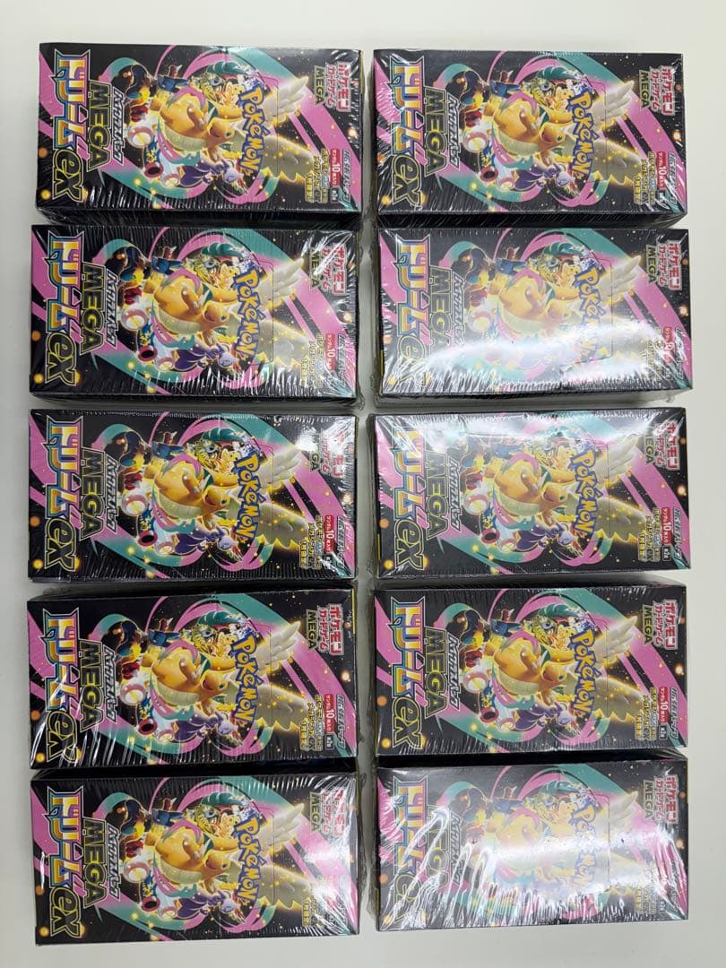 【シュリンク有り】ポケモンカードゲーム MEGAドリームEX 10box