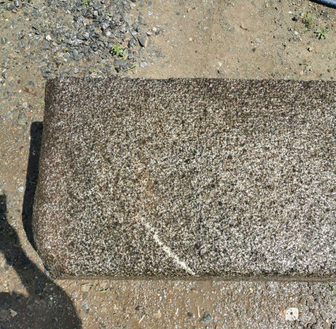 沓脱石　378キロ　庭石　石　石材　庭 坪庭　ガーデニング　置物　オブジェ