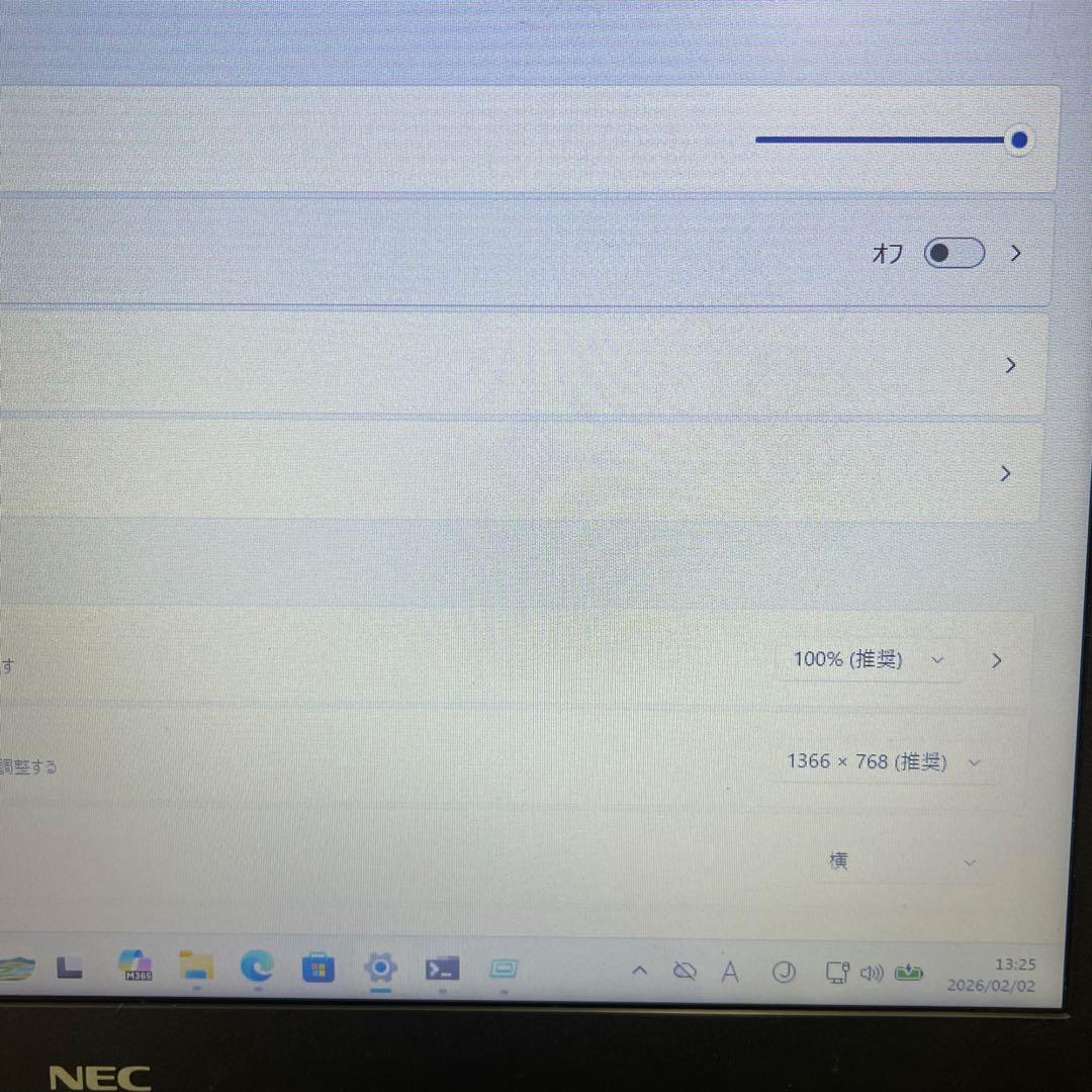 Windowsノート本体 NEC VersaPro VF-6 i5-8265U 8GB SSD256GB