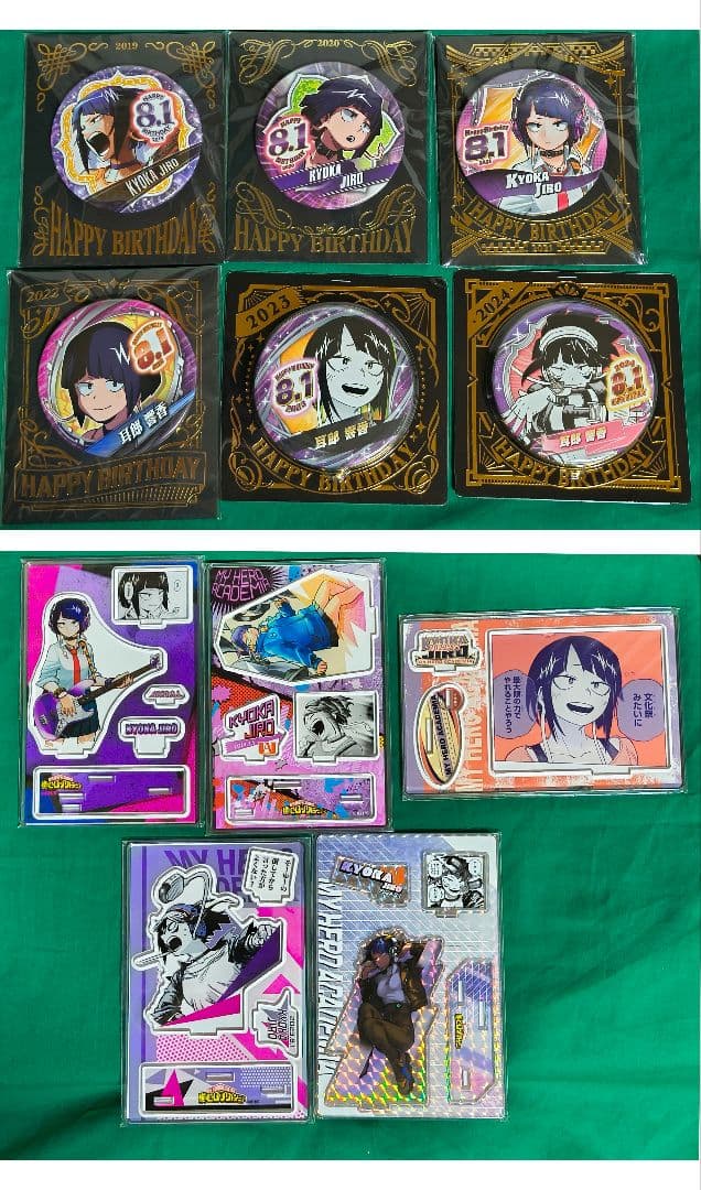 僕のヒーローアカデミア バースデイ缶バッジ 名場面ジオラマフィギュア 耳郎響香