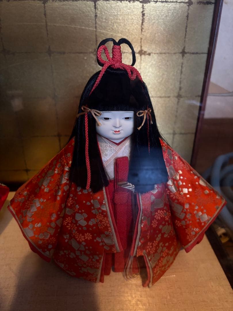 【直接取引希望】宮様人形　ひな人形　紫峰作