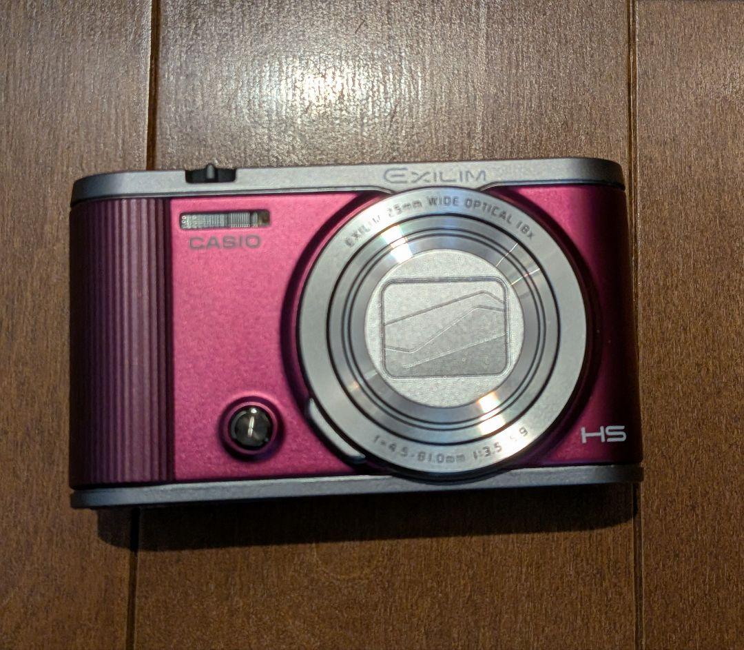 【美品・動作確認済】CASIO EXILIM EX-ZR1700 ワインレッド