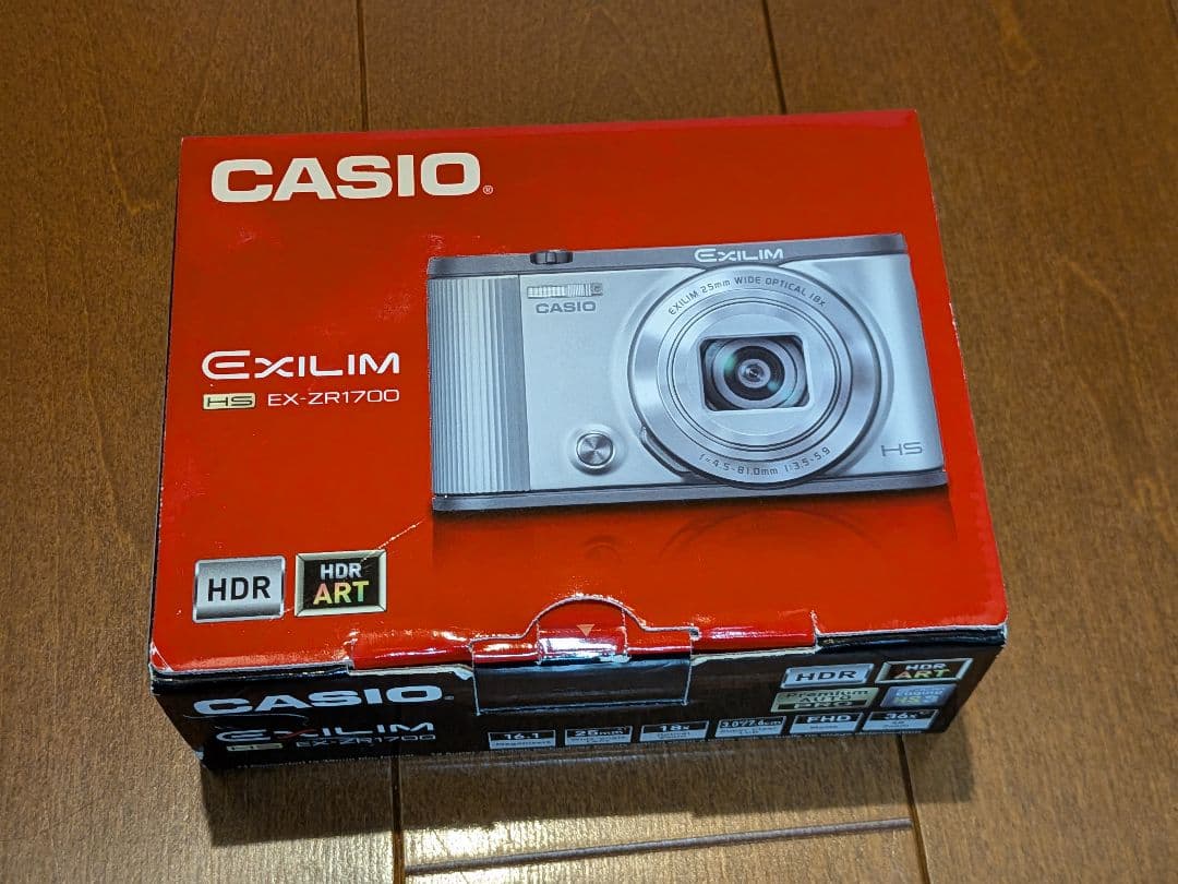 【美品・動作確認済】CASIO EXILIM EX-ZR1700 ワインレッド