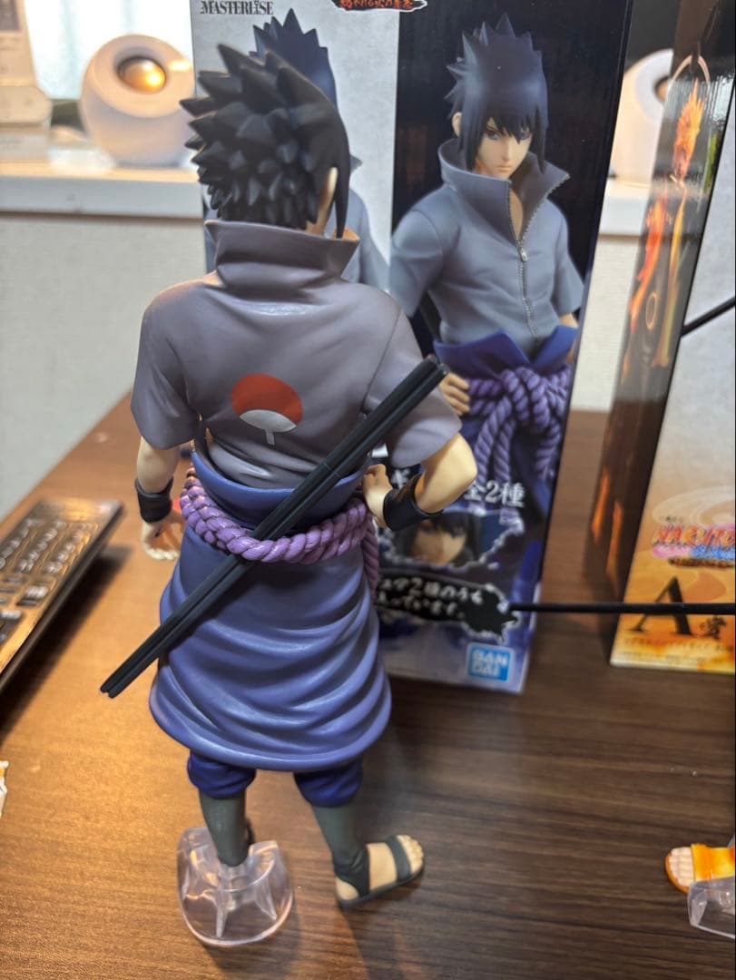 A賞　うずまきナルト　B賞　うちはサスケ(写輪眼ver)