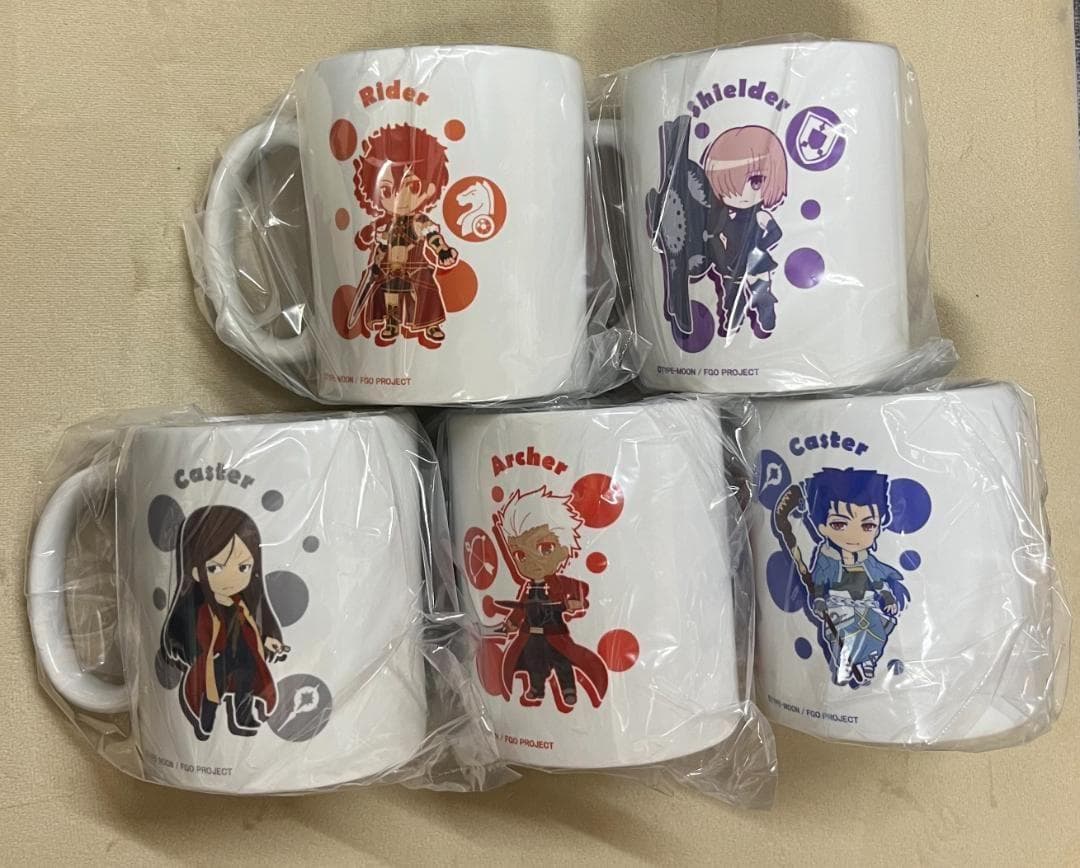 Fate/Grand Orderマグカップ5種【A】新品