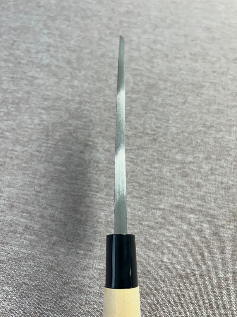 出刃 包丁 165mm 安来鋼青紙２号 朴丸柄 ②