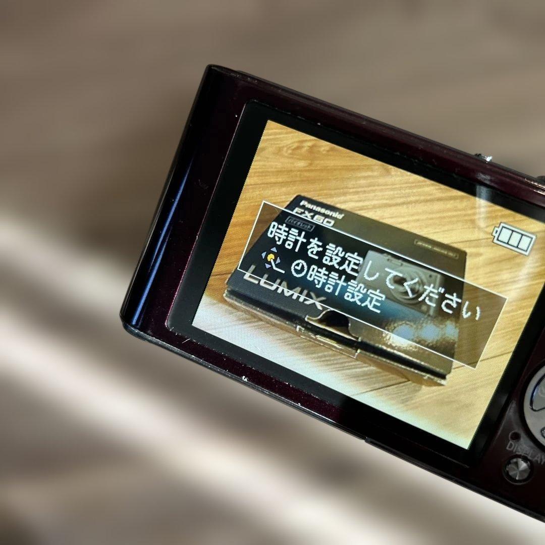 【フルセット】Panasonic DMC-FX60 デジカメ バイオレット