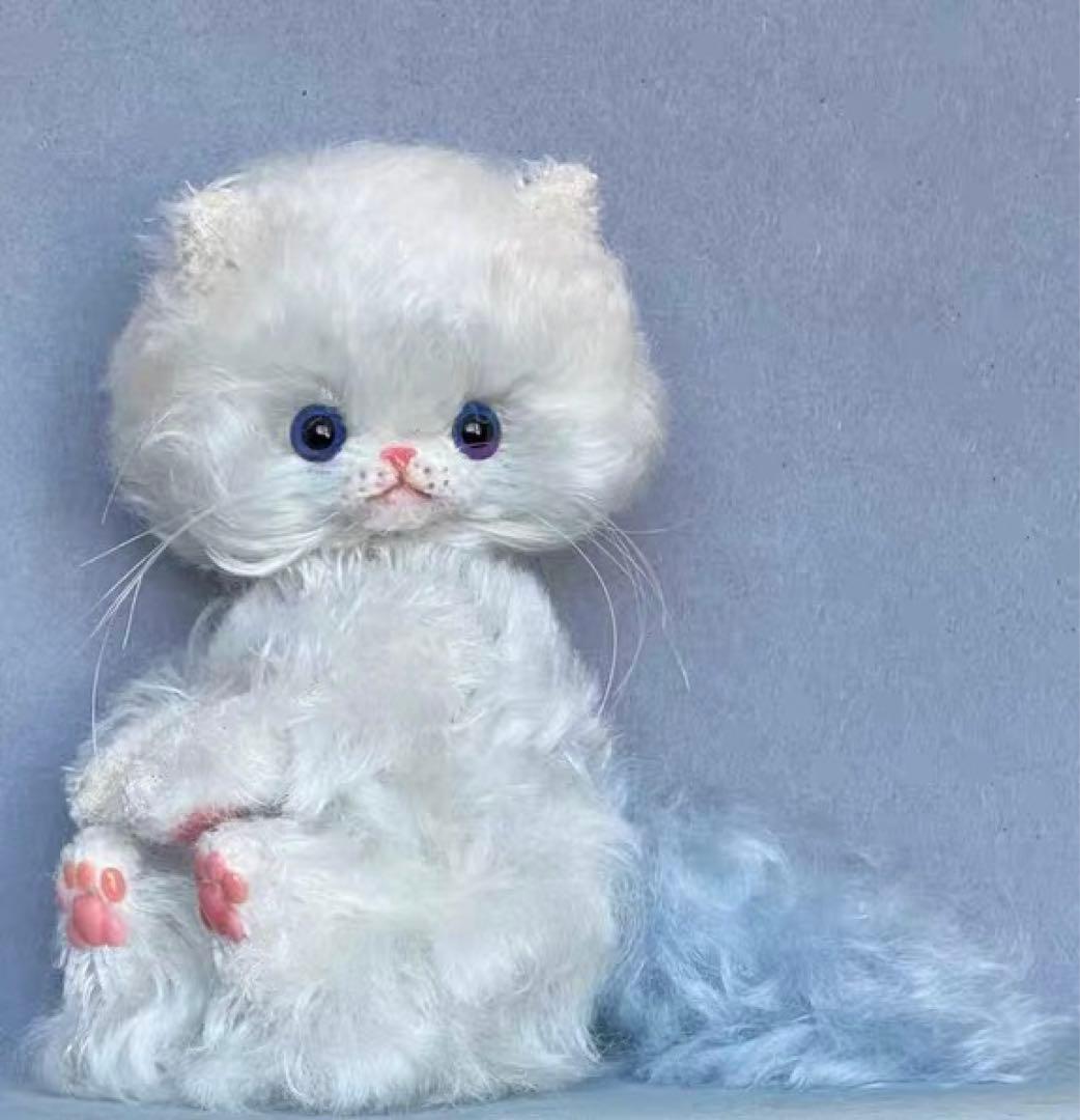 ソーダポップ仔猫 アーティストベア 海外作家様 ハンドメイド ぬいぐるみ 置物