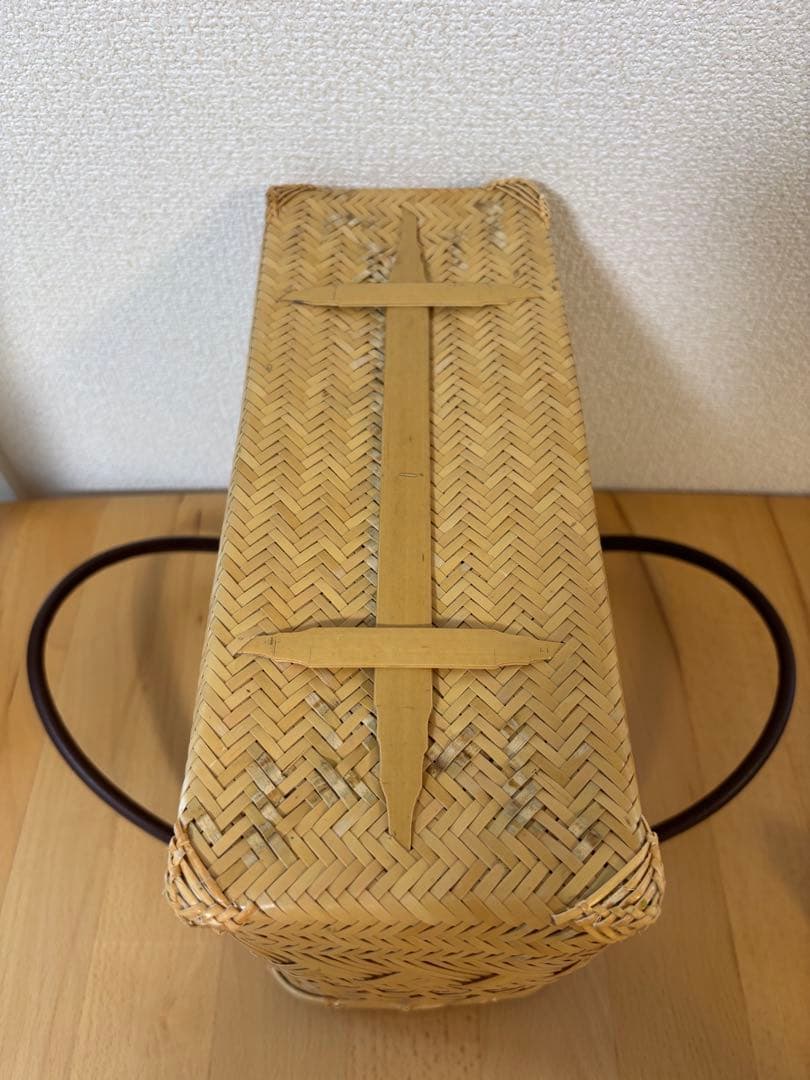 籠バック　竹細工　一点もの　和装