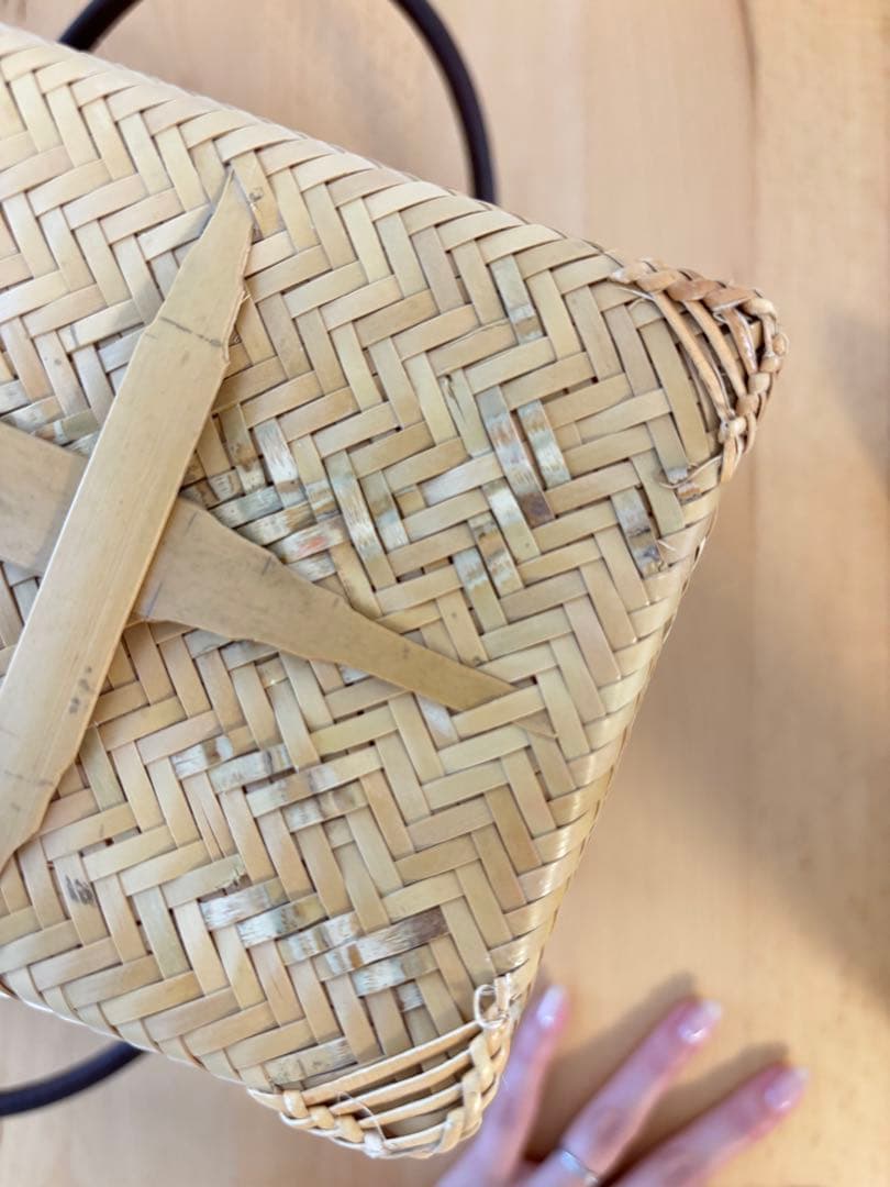 籠バック　竹細工　一点もの　和装