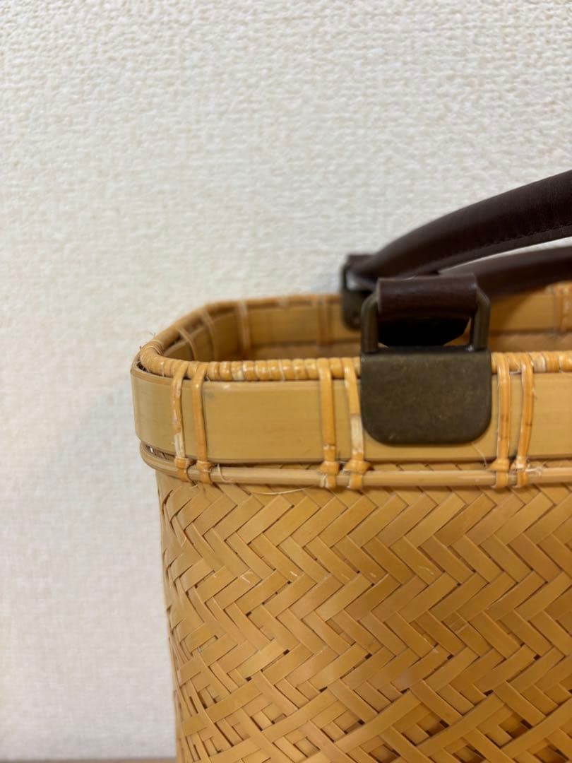 籠バック　竹細工　一点もの　和装