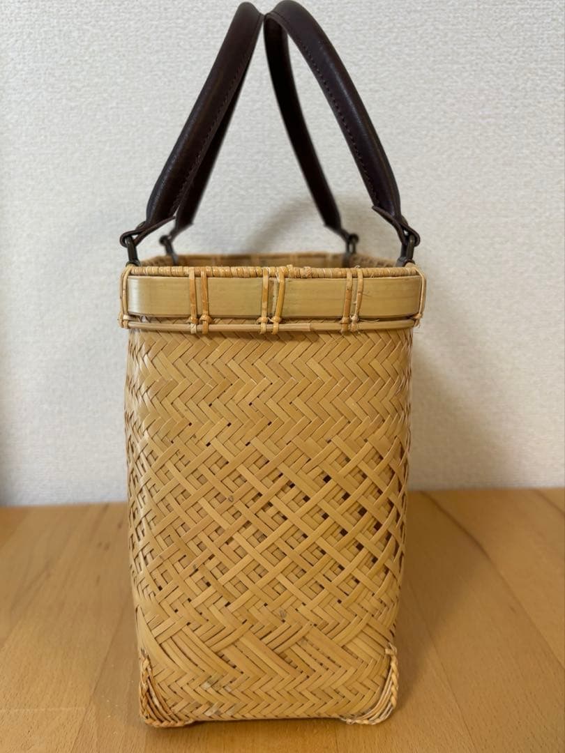 籠バック　竹細工　一点もの　和装