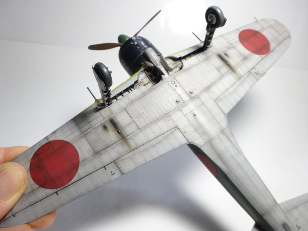ファインモールド1/48「零戦52型三菱製」完成品