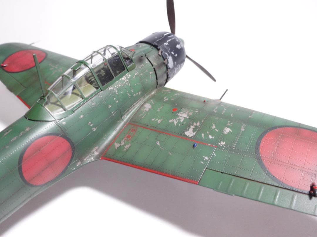 ファインモールド1/48「零戦52型三菱製」完成品