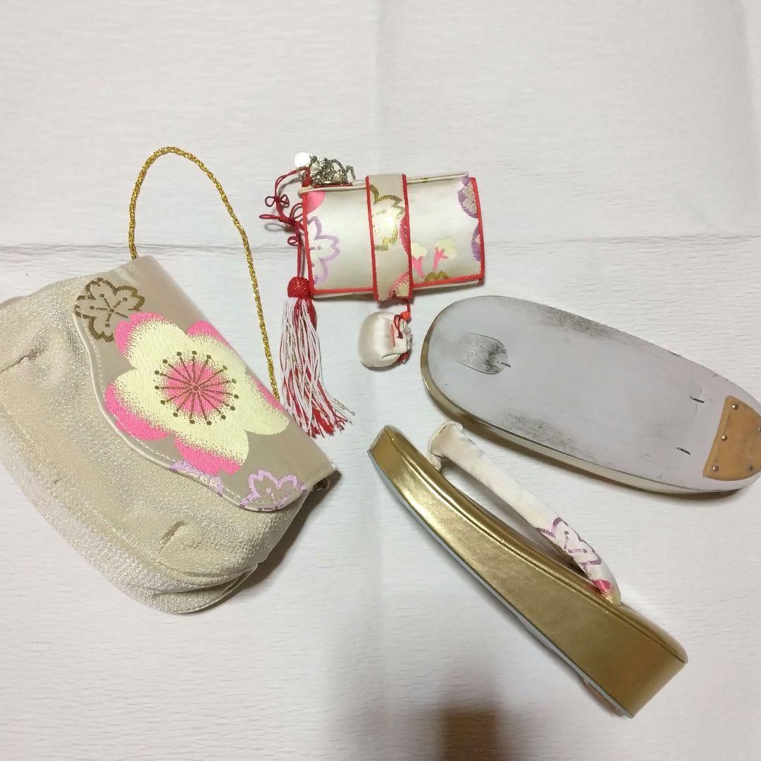 正絹綸子☆本総絞り＆金駒刺繡☆済んだ鈴の音に良縁祈願を込めて☆7歳七五三向け祝着