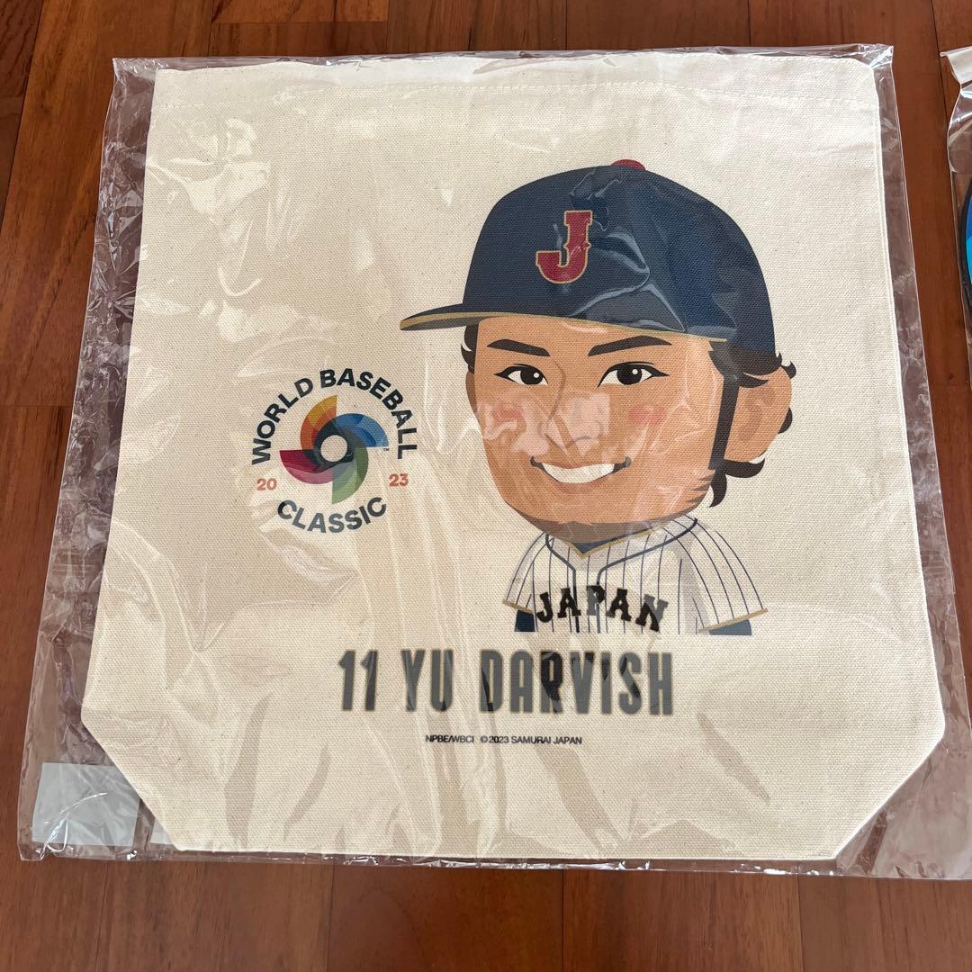 新品 おまけ付 WBC ダルビッシュ セット  トートバック ＋うちわ