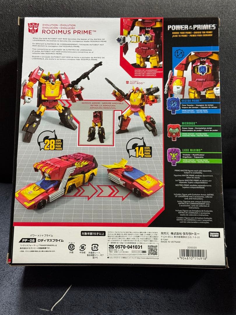 トランスフォーマー PP-08 ロディマスプライム