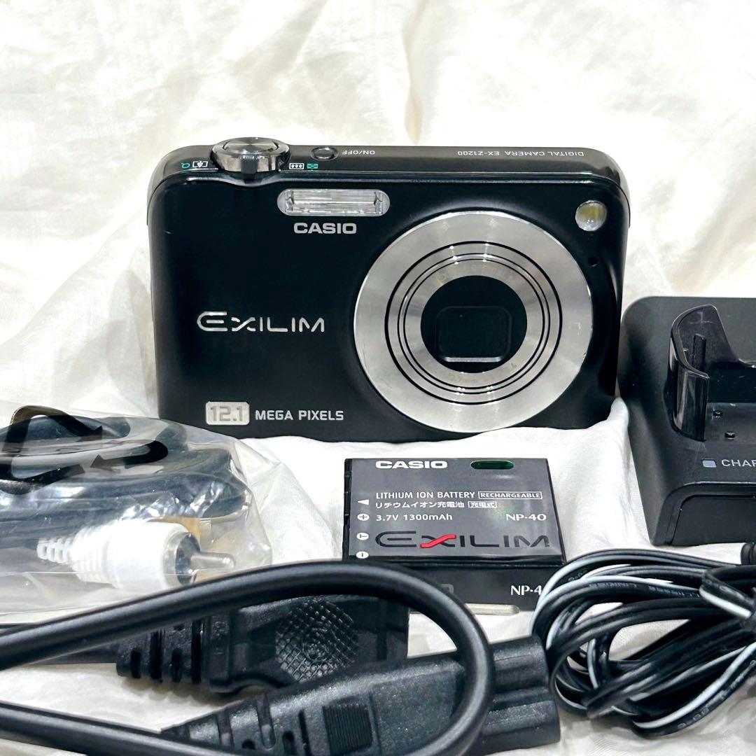 美品 カシオ デジカメ EXILIM EX-Z1200 CASIO ブラック