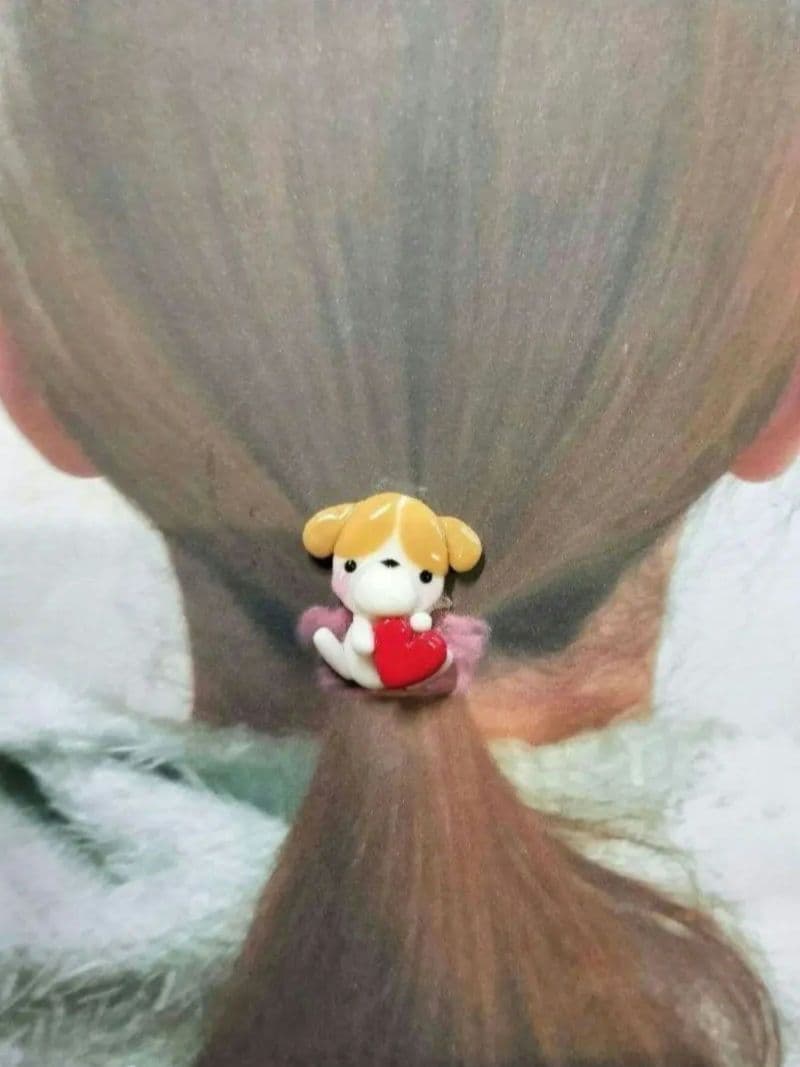 ハート　ジャックラッセルテリア　ヘアアクセサリー他