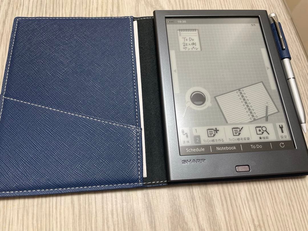 再値下げ　シャープ 電子ノート WG-PN1 手帳機能付き