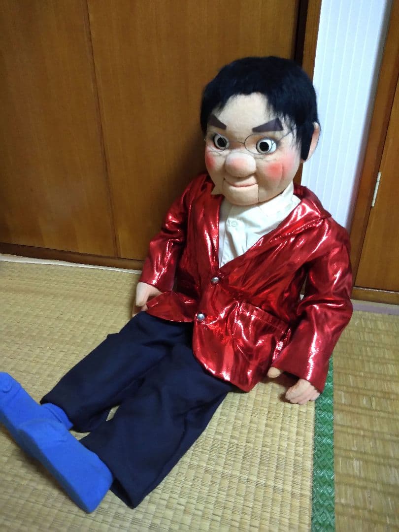 【腹話術人形】男性のカラクリ人形