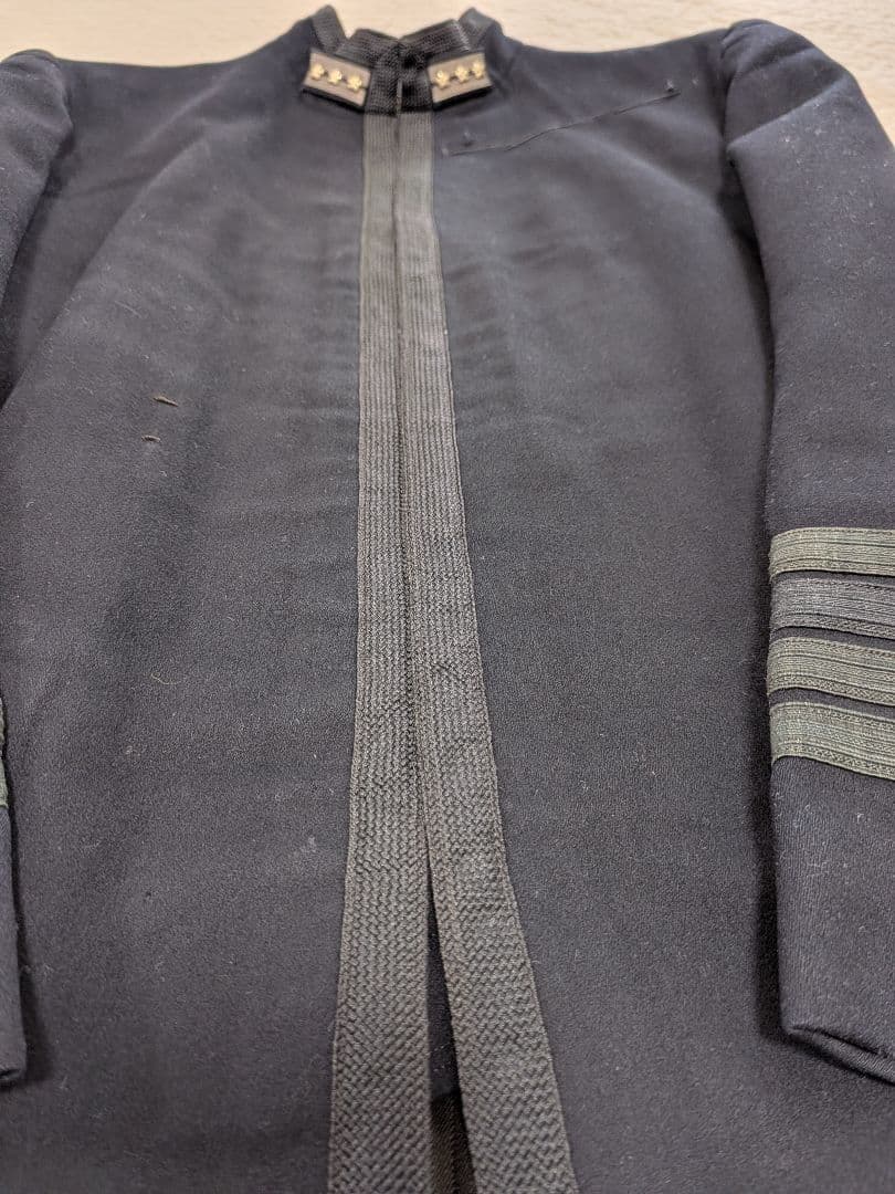 日本海軍 第一種軍装　参謀大佐軍衣　ドスキン生地　海軍中将着用？