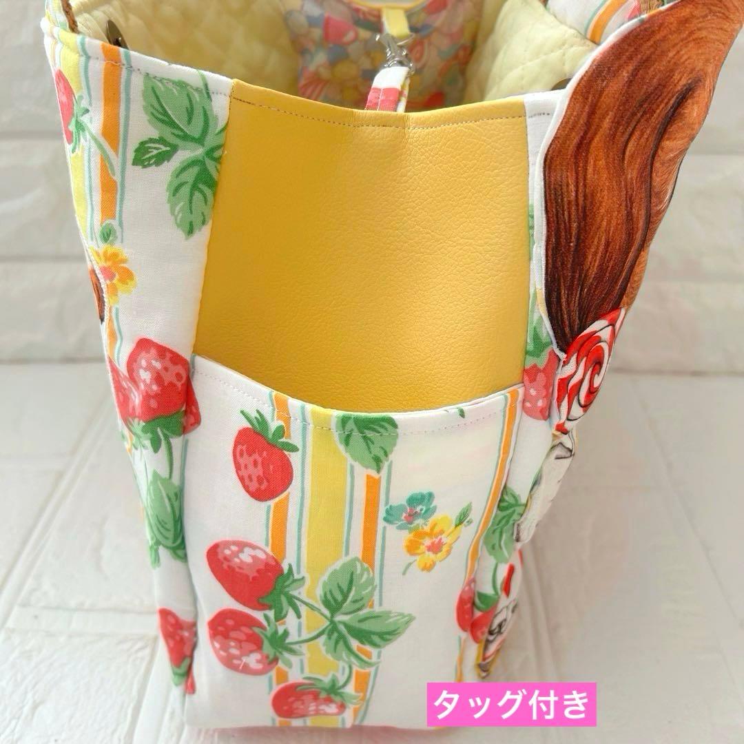 ゆ*ん様 両サイドポケット　新柄超ビッグあんこちゃん　コヤンイサムチョン　トート