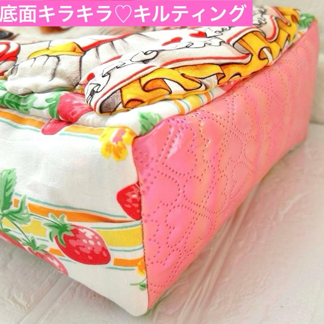 ゆ*ん様 両サイドポケット　新柄超ビッグあんこちゃん　コヤンイサムチョン　トート