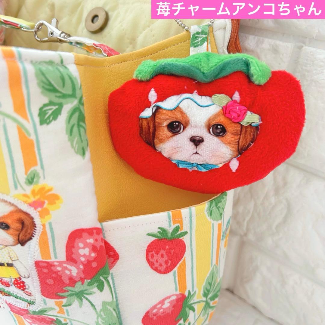ゆ*ん様 両サイドポケット　新柄超ビッグあんこちゃん　コヤンイサムチョン　トート